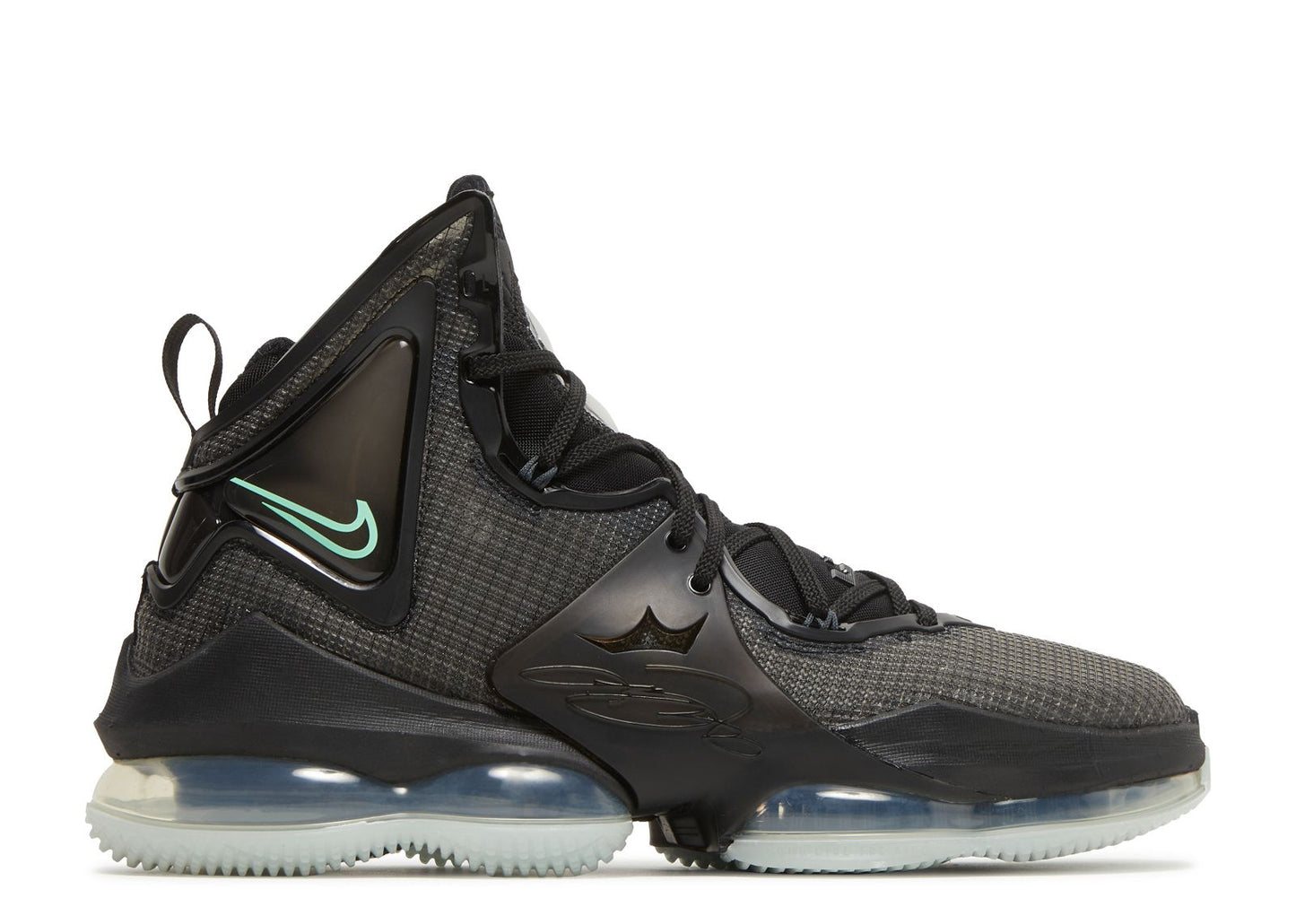 LeBron 19 Black Green Glow