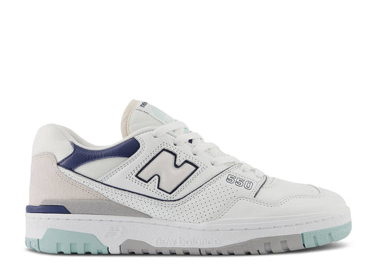 550 White Mint Navy